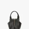 Victoria plia bag in black leather Victoria plia bag in black leather