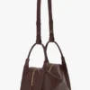 Victoria plia bag in burgundy leather Victoria plia bag in burgundy leather