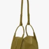 Victoria plia bag in cactus green leather Victoria plia bag in cactus green leather