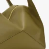 Victoria plia bag in cactus green leather Victoria plia bag in cactus green leather