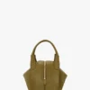 Victoria plia bag in cactus green leather Victoria plia bag in cactus green leather