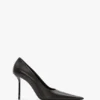Victoria stiletto pump 100 in black leather Victoria stiletto pump 100 in black leather