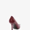 Victoria stiletto pump 100 in burgundy leather Victoria stiletto pump 100 in burgundy leather