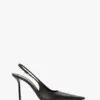 Victoria stiletto slingback 100 in black leather Victoria stiletto slingback 100 in black leather