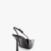 Victoria stiletto slingback 100 in black leather Victoria stiletto slingback 100 in black leather