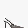 Victoria stiletto slingback 100 in black mesh Victoria stiletto slingback 100 in black mesh