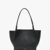 Victoria tote bag in black leather Victoria tote bag in black leather