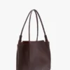 Victoria tote bag in burgundy leather Victoria tote bag in burgundy leather