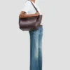 Victoria tote bag in burgundy leather Victoria tote bag in burgundy leather