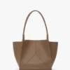 Victoria tote bag in dove grey leather Victoria tote bag in dove grey leather