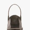 Victoria tote bag in pebble grey suede Victoria tote bag in pebble grey suede