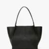 Victoria tote bag large in black leather Victoria tote bag large in black leather