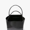 Victoria tote bag large in black leather Victoria tote bag large in black leather