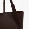 Victoria tote bag large in burgundy leather Victoria tote bag large in burgundy leather