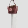 Victoria tote bag large in burgundy mesh Victoria tote bag large in burgundy mesh