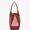 Victoria tote bag large in burgundy mesh Victoria tote bag large in burgundy mesh