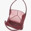 Victoria tote bag large in burgundy mesh Victoria tote bag large in burgundy mesh