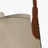 Victoria tote bag large in ivory canvas Victoria tote bag large in ivory canvas