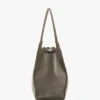 Victoria tote bag large in pebble grey suede Victoria tote bag large in pebble grey suede
