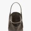 Victoria tote bag large in pebble grey suede Victoria tote bag large in pebble grey suede