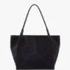 Victoria tote large in navy suede Victoria tote large in navy suede