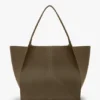 Victoria travel tote bag in khaki leather Victoria travel tote bag in khaki leather