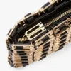 Woven dorian pouch in black Woven dorian pouch in black