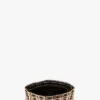 Woven dorian pouch in black Woven dorian pouch in black