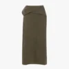 Wrap skirt in sage melange Wrap skirt in sage melange